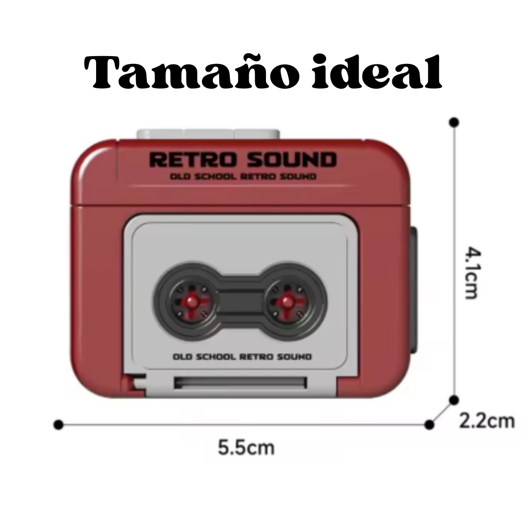 Llavero Mini Casete Retro
