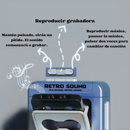 Llavero Mini Casete Retro