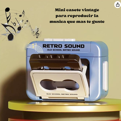 Llavero Mini Casete Retro